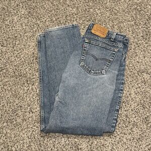 Vintage Levi's 550 Jeans Mens 36x34 Blue Relaxed Fit Medium Wash 1993 Made USA